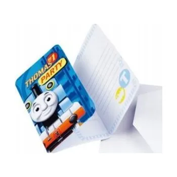 Pozvánka Pozvánky s obálkami Mašinka Tomáš a přátelé 6 Ks