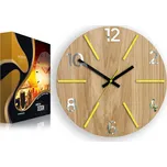 Nástěnné hodiny ModernClock béžové 33cm
