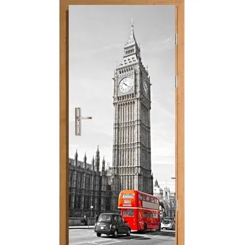 Fototapeta FOTOTAPETA NA DVEŘE SKŘÍNĚ SAMOLEPKA BIG BEN LONDÝN