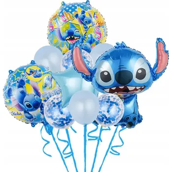 Balónek Sada balónků na narozeninovou oslavu, 10 ks - Příšerka, postavička z pohádky Mimozemšťan