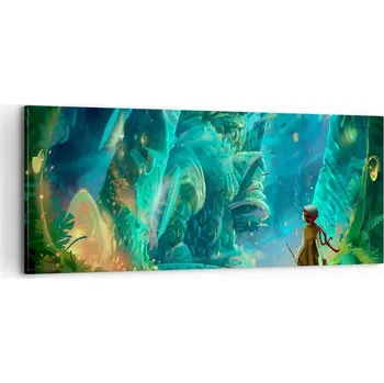 Obraz Foto obraz na plátně canvas 100x40 fantasy obývací pokoj ložnice na zeď velký