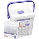 Bambino Mio Sada kyblík na plenky + 2 ks síťky na praní bílý/levandulový