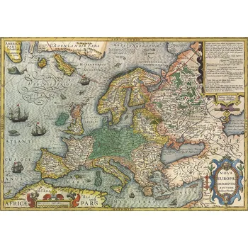 Puzzle Puzzle Educa Mapa Evropy, 1000 dílků + k objednávce puzzle zdarma