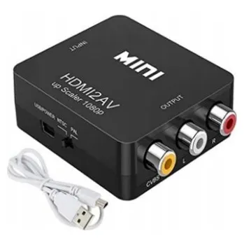 Video redukce ADAPTÉR KONVERTOR HDMI 1080p NA AV RCA CVBS CINCH