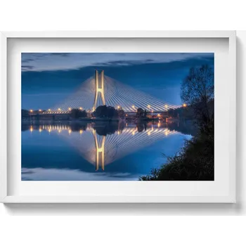 Obraz Dekorativní nástěnný obraz do obýváku kuchyně Most Rędziński Vratislav 70x50 cm