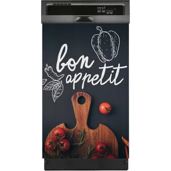 Obraz Foto-magnet na myčku Bon apetit deska 45x70 cm
