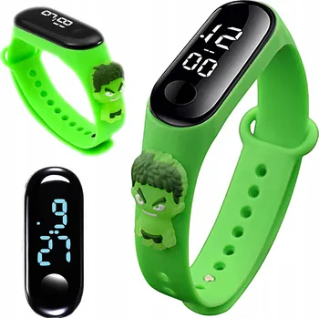 Hodinky Elektronické hodinky chytré hodinky HULK hodinky pro kluky, chlapce, děti