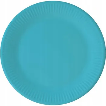 Talíř PAPÍROVÉ TALÍŘKY TYRKYSOVÉ 20 CM 8 KS