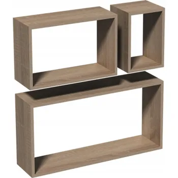 police Modulární závěsné police na zeď - FRS 600/380/170 Dub Sonoma