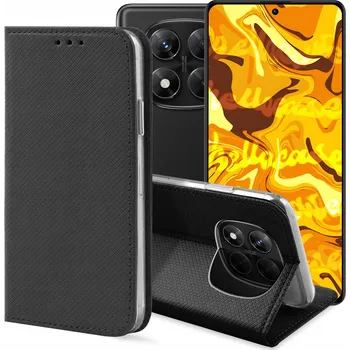 Pouzdro na mobilní telefon Flipové pouzdro Hello Case pro Xiaomi Redmi Note 14 Pro, černé