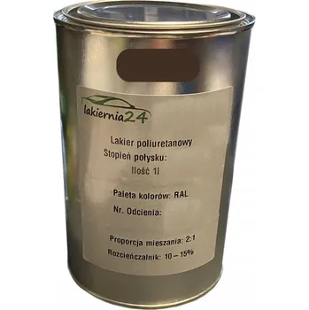 Lak na dřevo Barva Průmyslový polyuretanový lak 1l lesklý 2:1 RAL 8028