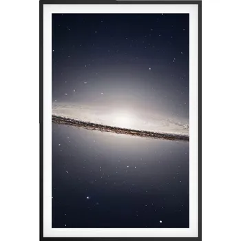 Obraz Obraz plakát v černém rámu do obýváku 61x91 galaxie plakáty na zeď