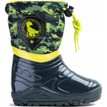 Dívčí sněhule Dětské sněhule holínky ZATEPLENÉ kožíšek stahovací šňůrka pohodlné Wojtyłko