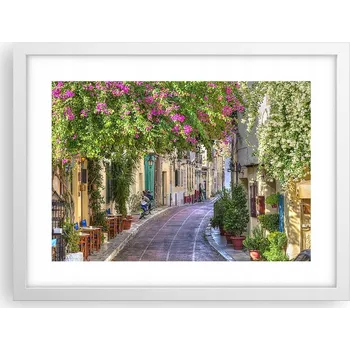 Obraz Obraz plakát v bílém rámu do obýváku 40x30 architektura foto na zeď