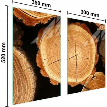 Kuchyňské prkénko Krájecí deska TMK ArtDeko sklo 2 ks