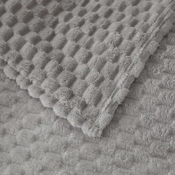 Prostěradlo Přikrývka Cotton world polyester 220 cm x 200 cm šedá