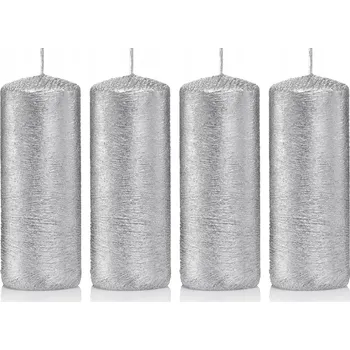 Svíčka Tradiční parafínová svíčka bez vůně Drobo 4 ks