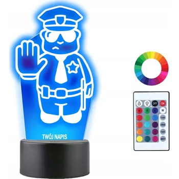 Lampička Noční lampa Plexido vícebarevná