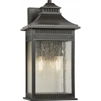 Nástěnné svítidlo Venkovní nástěnné svítidlo Quoizel čiré, béžové, hnědé E14 60 W