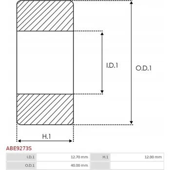 Alternátor Zcela nové ložisko AS-PL