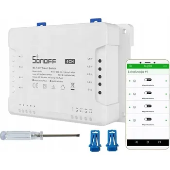 IP kamera Sonoff 4CH R3 se službou nahrání softwaru SUPLA