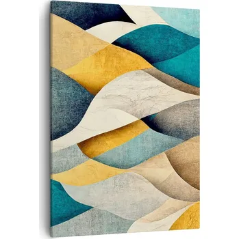 Obraz Obraz na plátně do obýváku ložnice 50x70 abstrakce obrazy na zeď