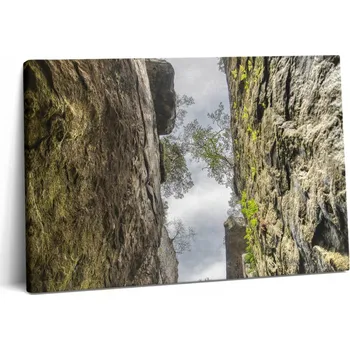 Obraz Fotoobraz Canvas Efektní do ložnice Skalní město v Čechách 60x40 cm