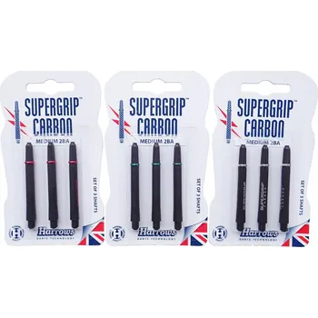 Příslušenství pro šipky Násadky (Shafty) HARROWS SuperGrip pro šipky Dart MED