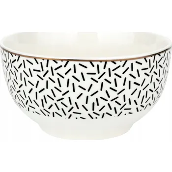 Florina Black Avenue Astoria 2S9480 Salátová Mísa 13 cm Porcelánová