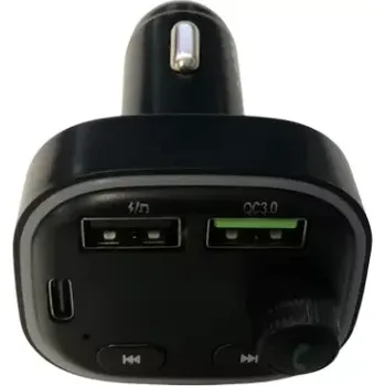 Příslušenství pro autorádio Zaparkorun Bluetooth transmitter 5.0 FM S27 - černý