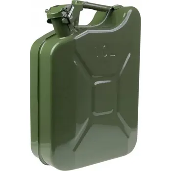 Kanystr KOVOWÝ KANISTR NA PALIVO 10L BENZÍN NAFTA