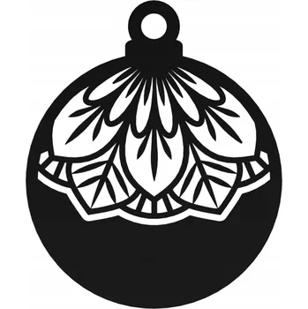 Vánoční ozdoba Vánoční ozdoba kovová BAŇKA Vánoce