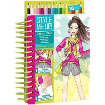 kreativní sada STYLE ME UP! MINI SKICÁK - MĚSTSKÁ ELEGANCE