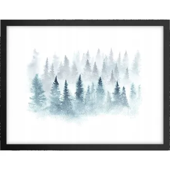 Obraz Obraz plakát v černém rámu do obýváku 40x30 krajina foto na zeď