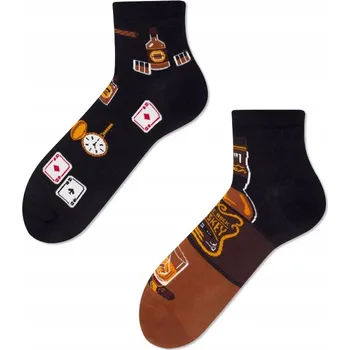 Pánské ponožky Many Mornings Ponožky Whisky Quarter vícebarevné, velikost 39-42