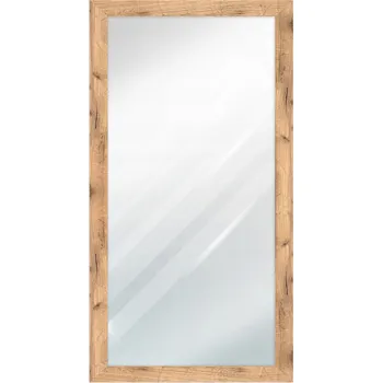 Zrcadlo Zrcadlo v rámu 100x50 dub zlatý craft