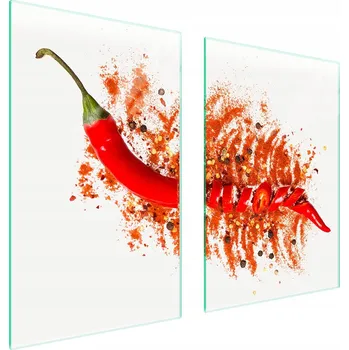 Kuchyňské prkénko Krájecí deska TMK ArtDeko sklo 2 ks