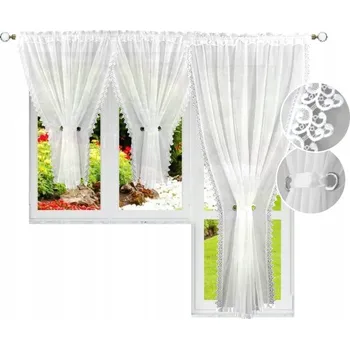 Obraz Klasická voálová záclona 600 cm x 250 cm