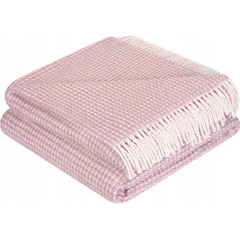 Prostěradlo Přikrývka Spod Igły i Nitki bavlna 200 cm x 220 cm růžová