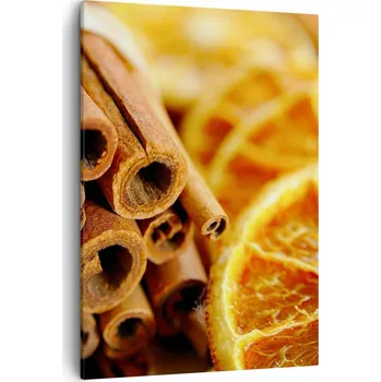 Obraz Obraz na plátně do obývacího pokoje ložnice 50x70 pomeranč obrazy na zeď