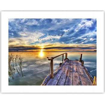 Obraz Obraz plakát na zeď bez rámu 50x40 krajina foto obývák ložnice