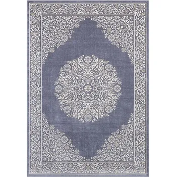 Koberec Koberec 160x230 do obýváku, tradiční klasický vzor modro-krémový