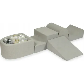 Dětské hřiště Pěnové dětské hřiště s kopečkem a bazénkem micro šedé