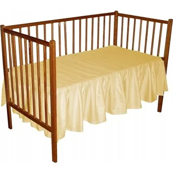Prostěradlo PROSTĚRADLO S VOLÁNEM 140/70 do postýlky, do spacího pytle, do kolébky