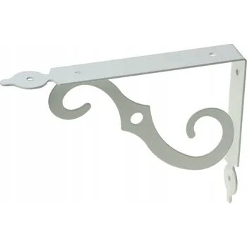 Koupelnový nábytek Úhelníková podpěra police OZDOB 140x190x25 BÍLÁ