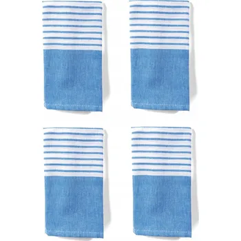 Prostěradlo Ubrousky 4 kusy 45 x 45 cm bavlna organická