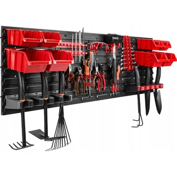 Obraz Garážová deska 115 x 39 cm + držák na nářadí