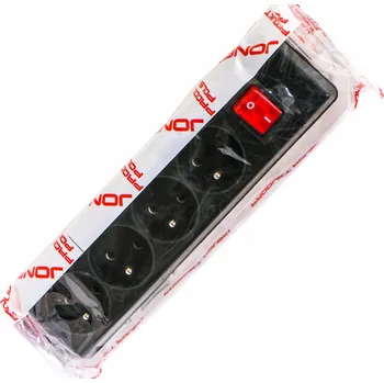 Elektrická zásuvka Prodlužovací přívodní lišta podlahová MojeLedy černá