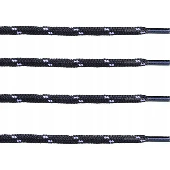 Tkaničky do bot ČERNÉ + ŠEDÉ tkaničky do bot, outdoorové tkaničky Adidas, šňůrky 160 cm