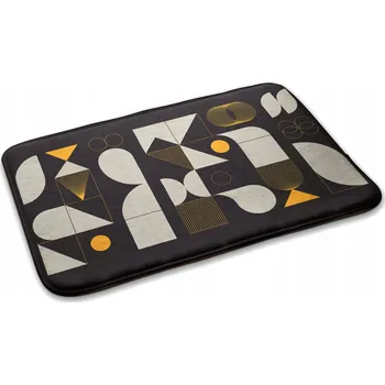 Koberec Protiskluzový kobereček do kuchyně/obýváku, geometrický vzor, 75x45 cm